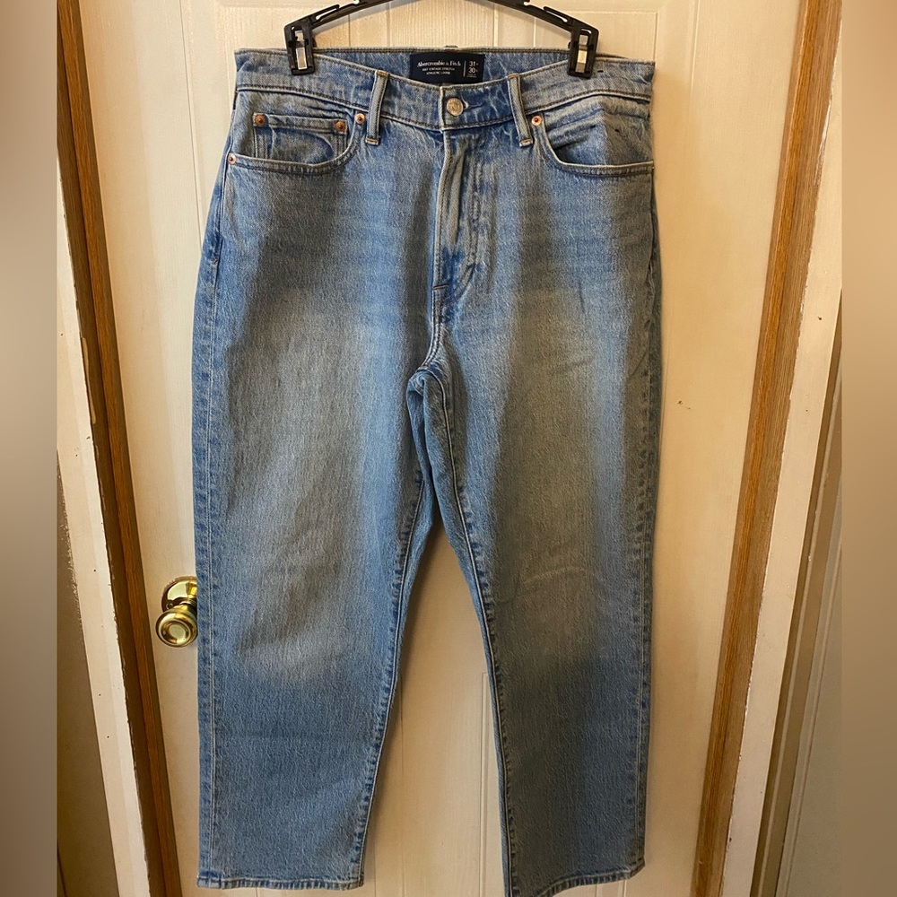 Abercrombie & Fitch Vintage Stretch Athletic Loose Jeans 31x27